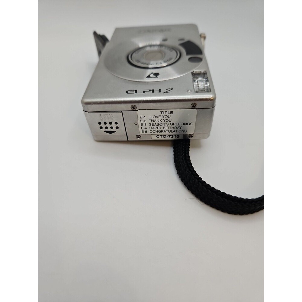 Canon ELPH 2 Point & Shoot Film Camera - Silver  Broken / Not Tested / For Parts - Picture 5 of 8